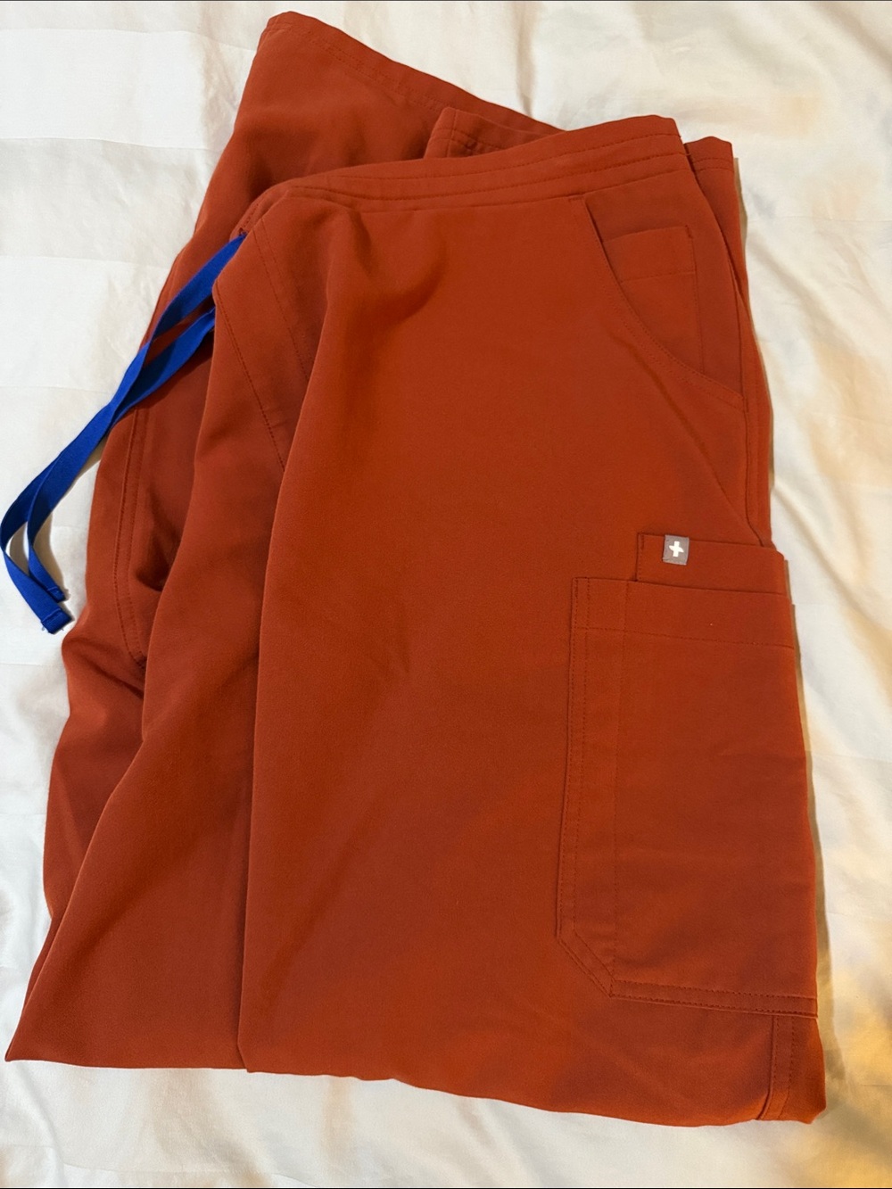 FIGS Women’s Orange Scrub Pants Technical Workwear- XXL